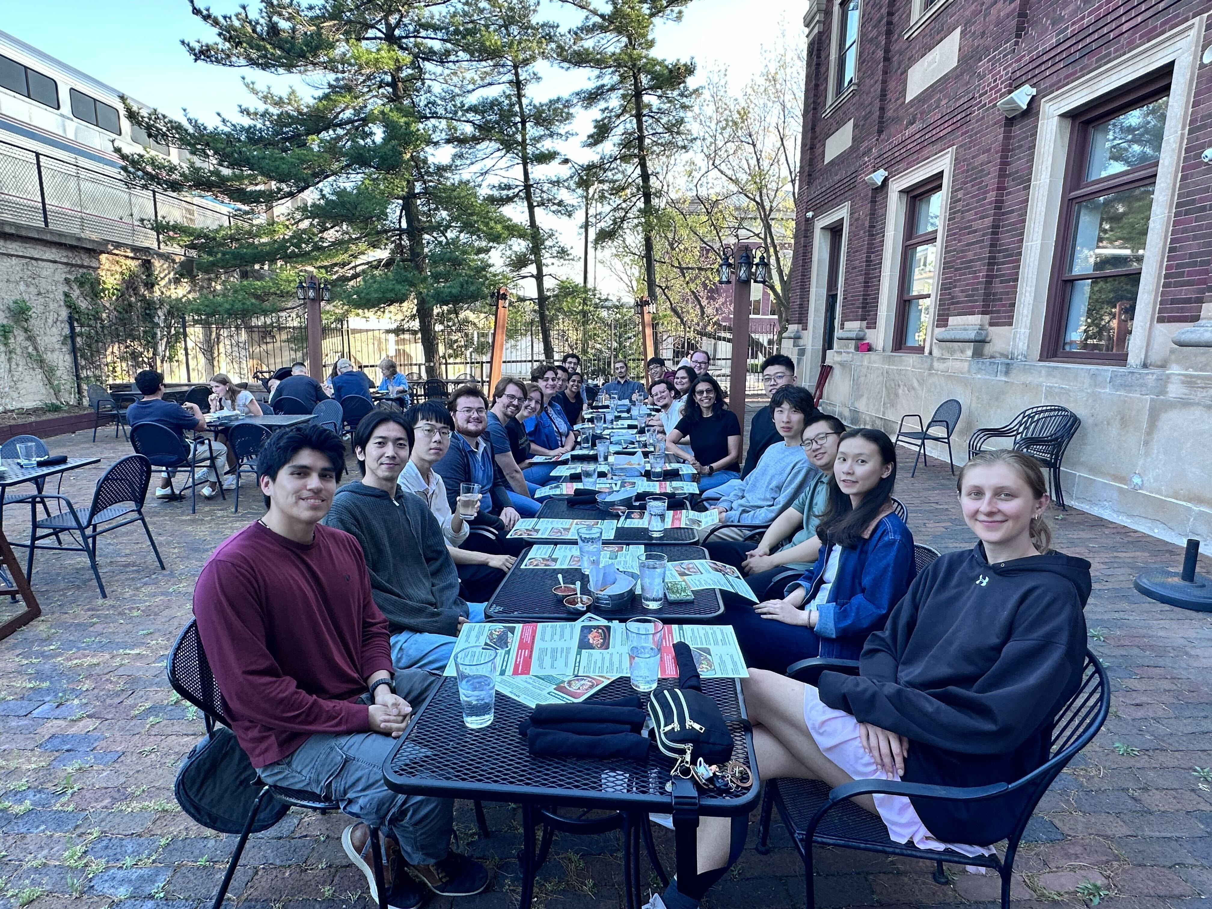 Defense dinner celebration