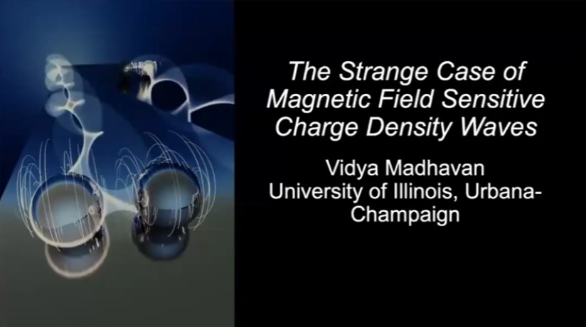 Vidya Speaks at Condensed Matter Physics In the City
