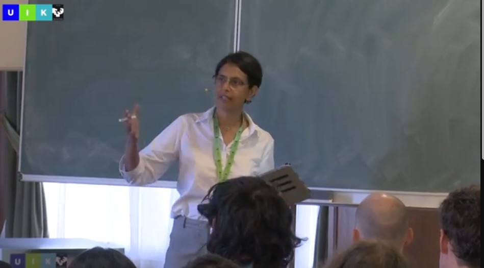 Vidya Speaks at Topological Matter School