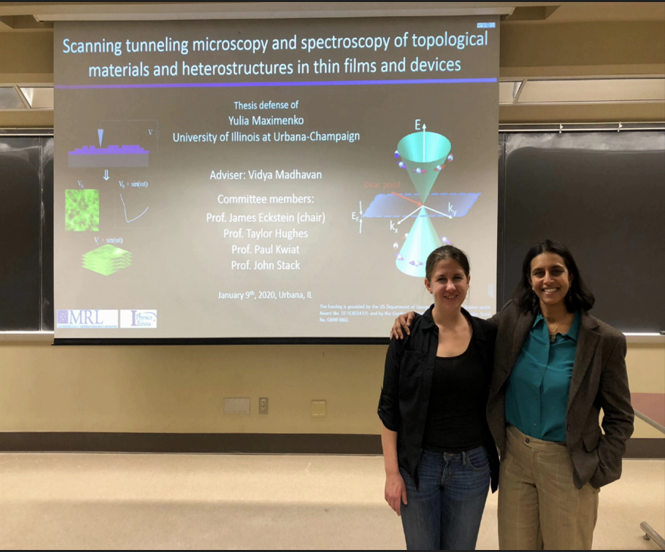 Yulia's thesis defense